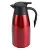 Isolierter Wasserkocher 2L 304 Edelstahl Doppelwandig Vakuum Thermischer Kaffeespender Kessel für Tee Zuhause Burgund