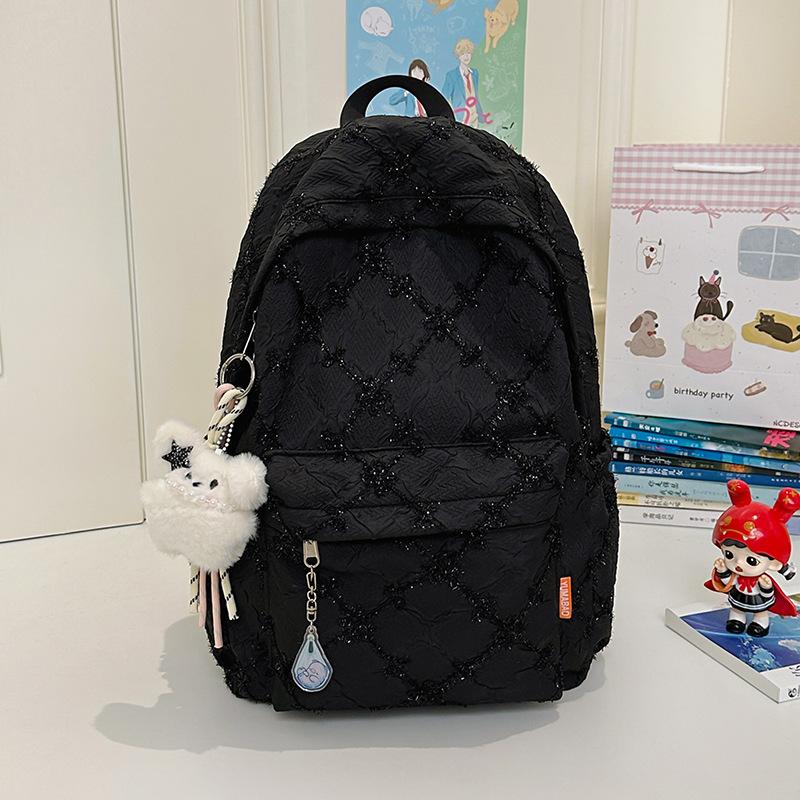 Japanese Ins Niche Schoolbag Female Junior High School Student Cute Small Fresh Computer Backpack High Value College Student Backpack