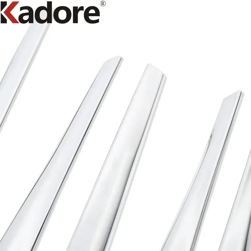 Front Fog Light Lamp Cover Trim For Toyota Voxy Noah R80 2017 2018  Chrome Car Head Foglight Foglamp Strip Accessories