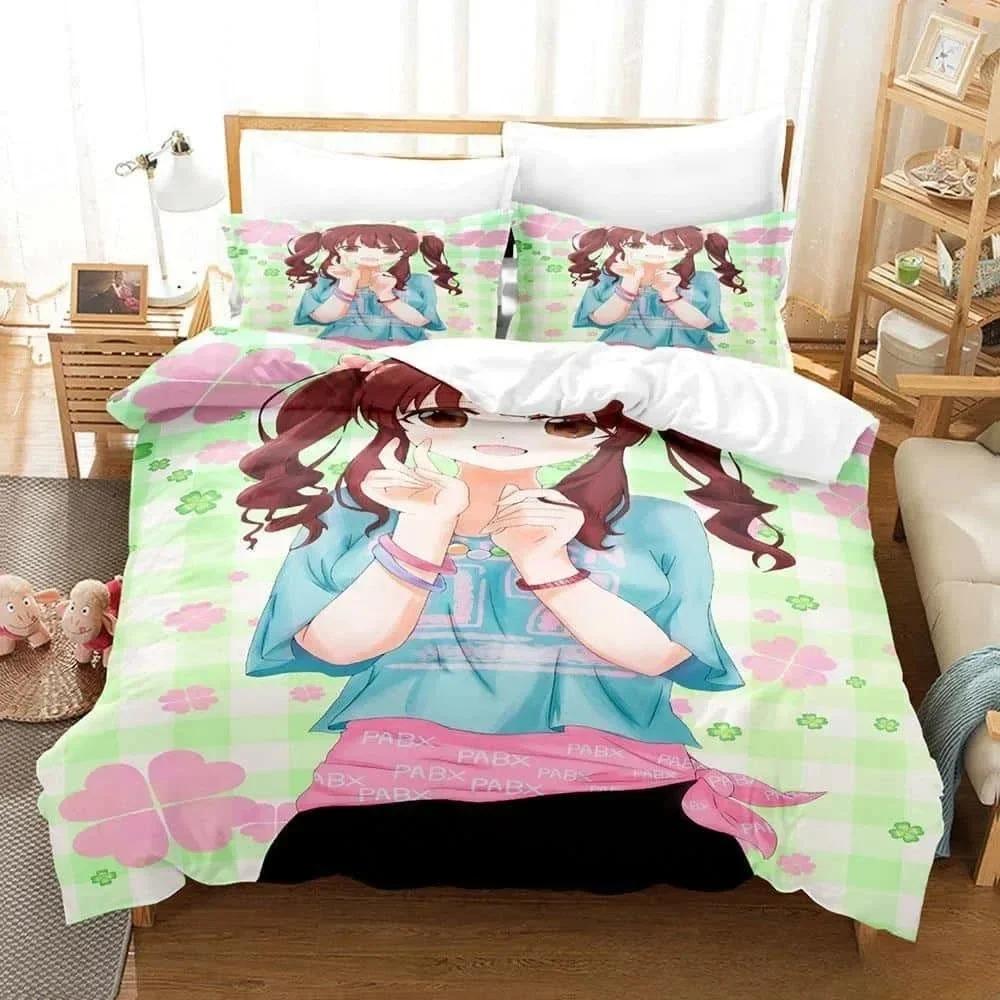 Comforter 3D Anime The Idolm@Ster Chieri Ogata Bedding Set Bedroom Soft Modern S Comefortable