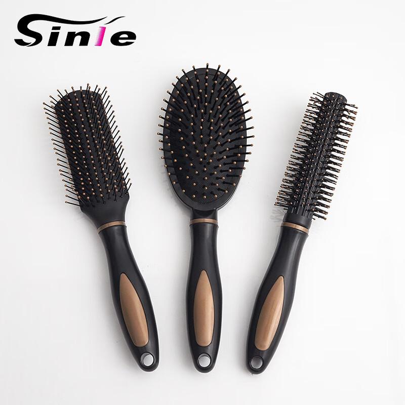Sinle Plastic Rib Hair Comb Set 3-pack