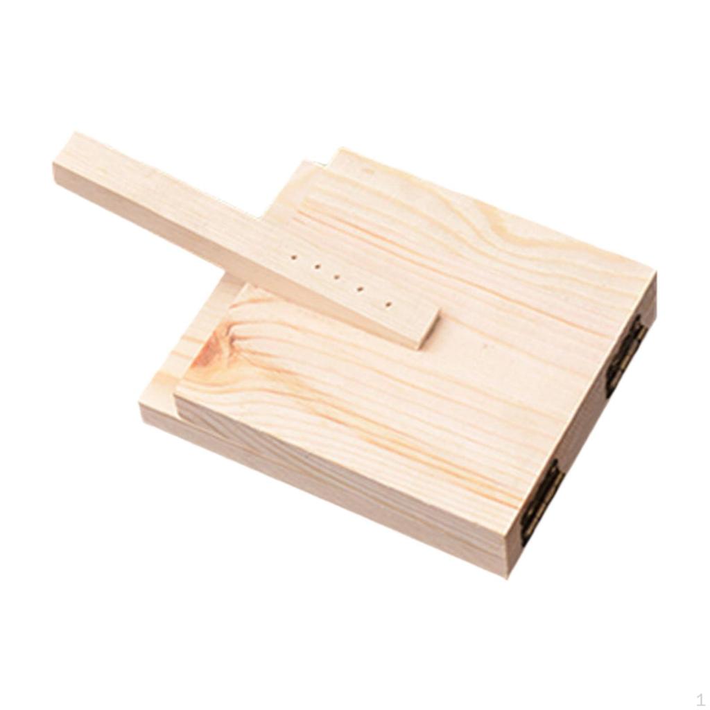 Dřevěný lis na těsto Manuální obal na knedlíky pro restauraci