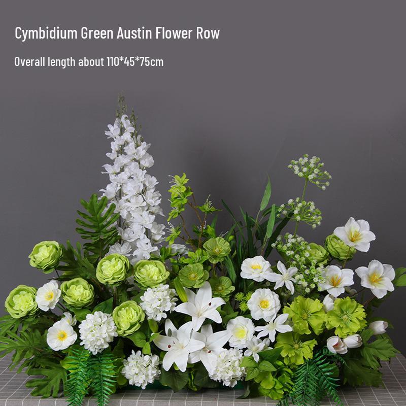 Mori Style Artificial Wedding Floral Aisle Decoration