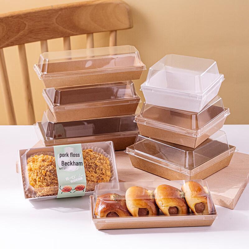 Multi-Purpose Clear Lid Dessert & Sandwich Packaging Box