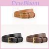 Style Leather Belt For Women With Vintage Buckle For Casual And Office Wear