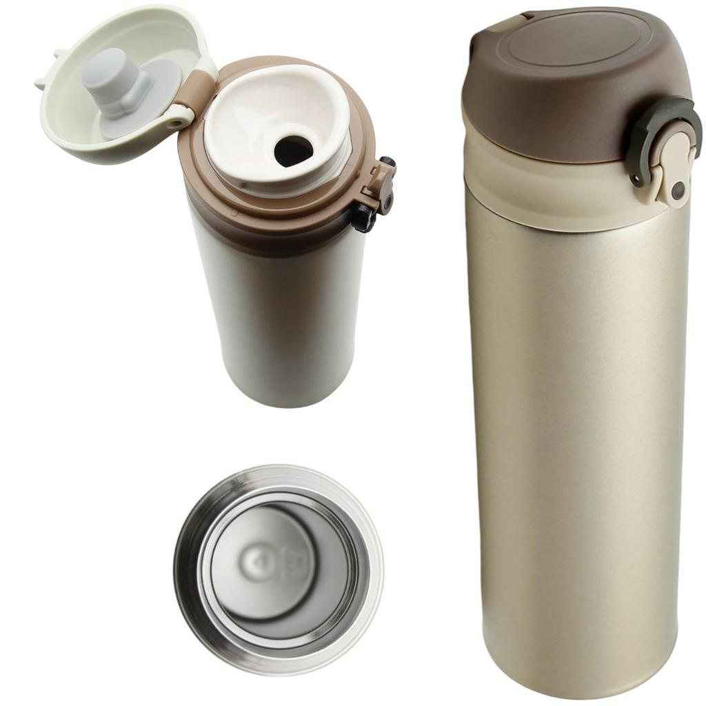 THERMAL TRAVEL MUG STEEL 450 Ml FOR COFFEE TEA WATER