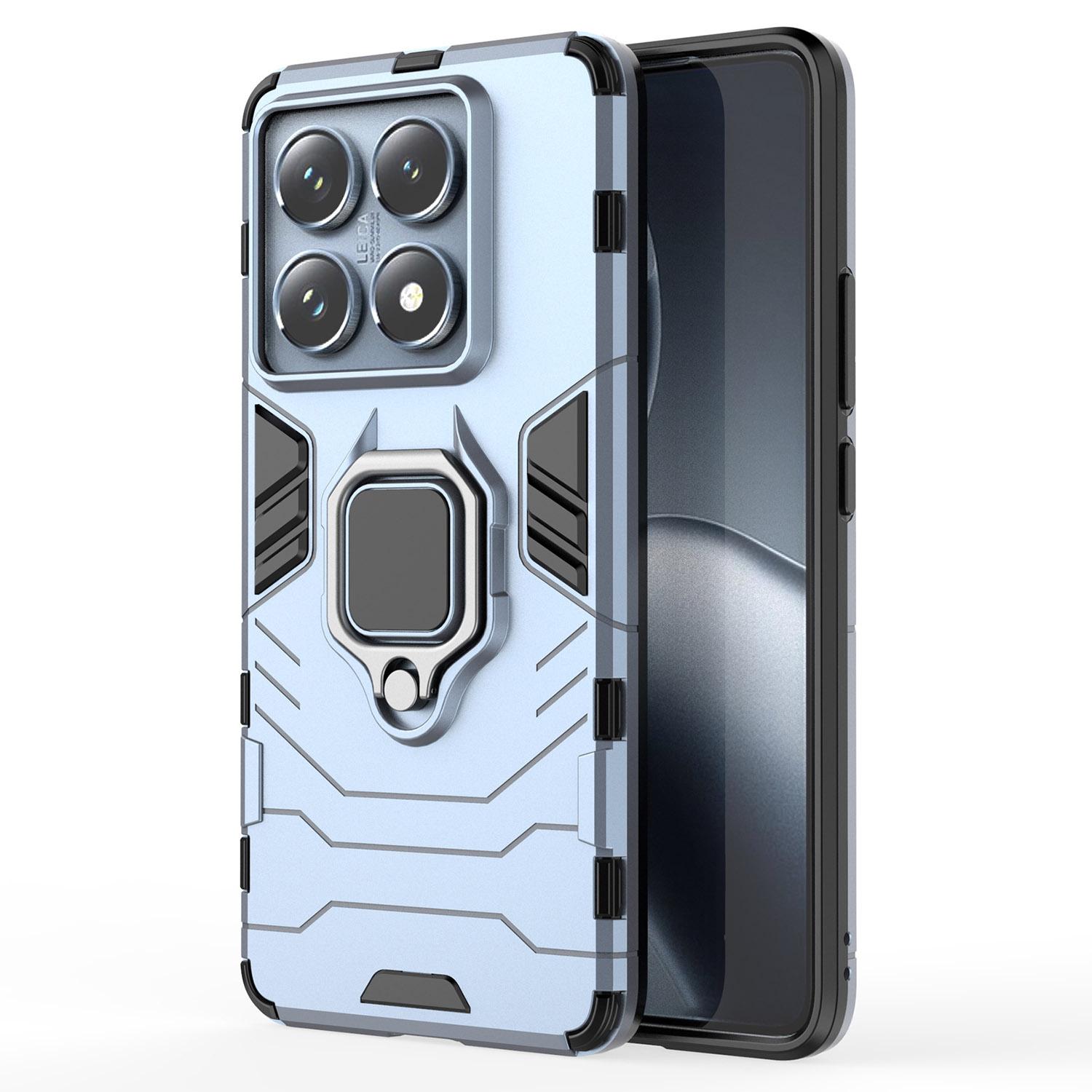 For Xiaomi 14T Pro Case PC+TPU Protective Phone Cover with Ring Kickstand A