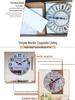 14" Religious Creative Wooden Wall Clock - MDF Silent Decorative Clock