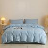 100% Egyptian Cotton 3 Piece Duvet Cover Set with 2 Pillowcases Single Double Queen King Size