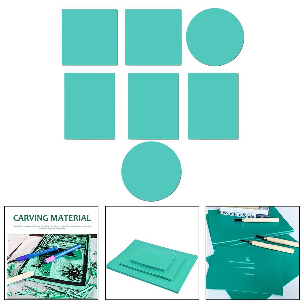 Engraving Rubber Block Printing Plate Printmaking Seal