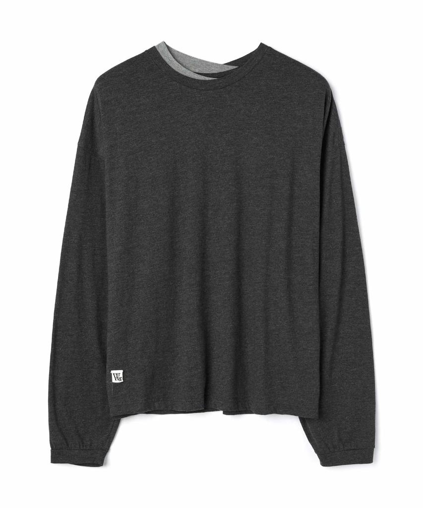 WMC Double Neck Long Sleeve_Charcoal Grey