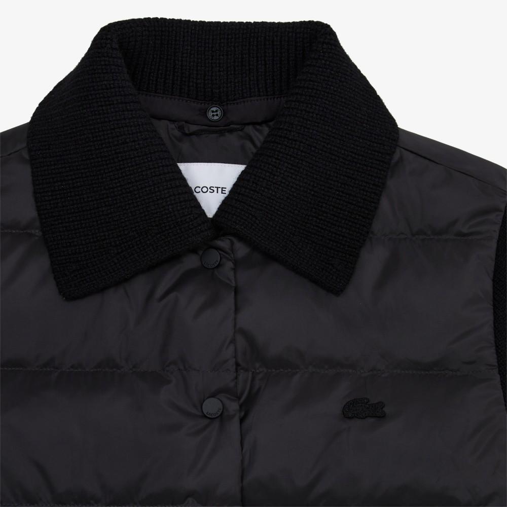 Lacoste Women's Knit Patch Lightweight Down BF354E-55N031