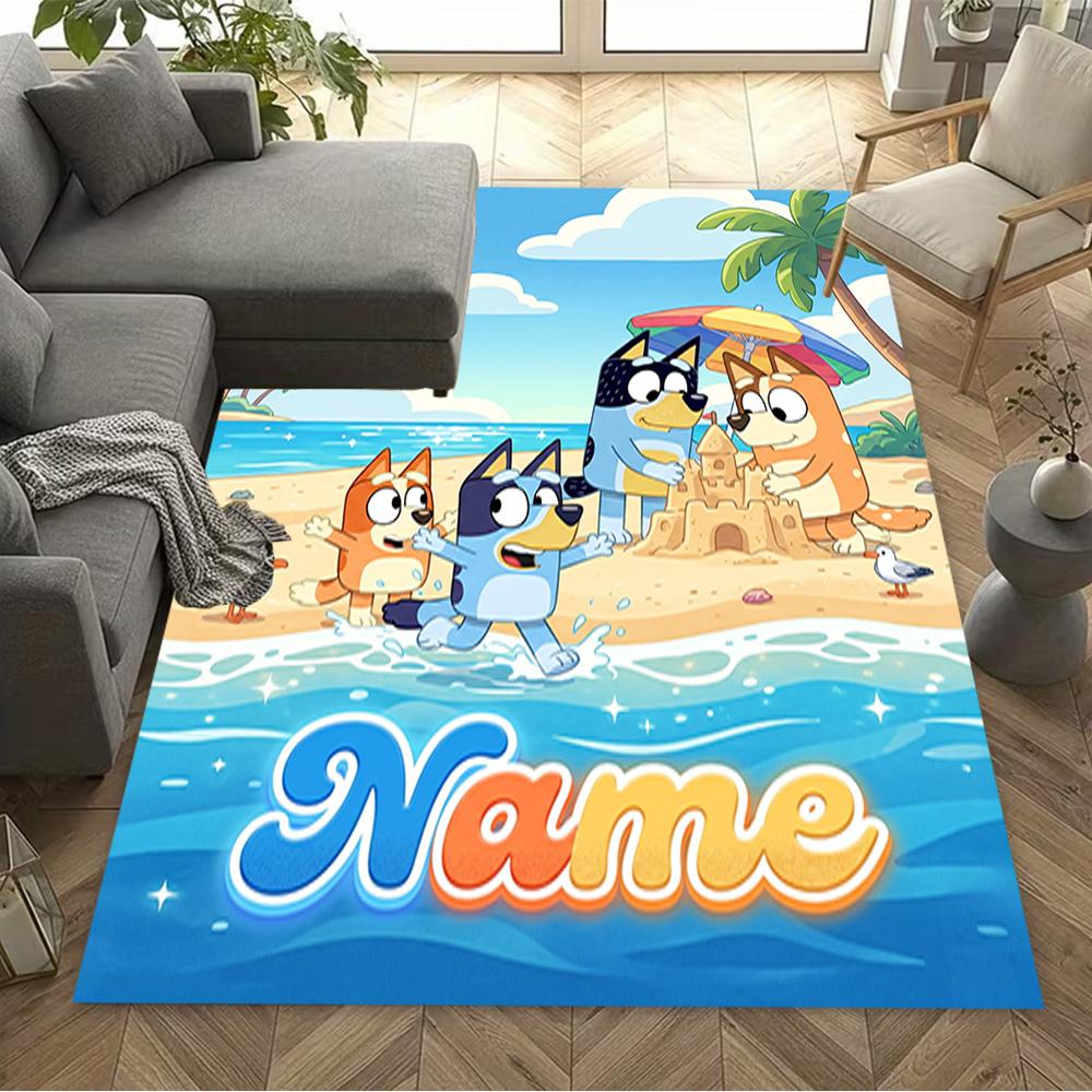 Halloween Trick Treat Customize Text Floor Mat Perfect for Game Room Outdoor Bedrooms Entryway Anti-slip Rug Office Home Decor