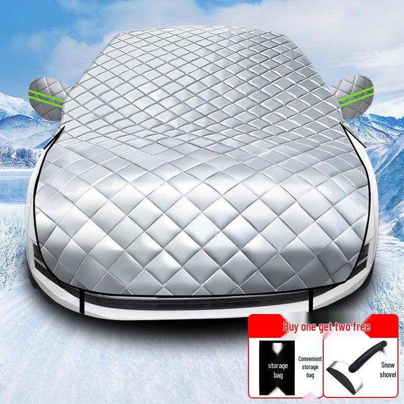 Volkswagen Schneesichere Halbkörper-Autoplane mit Windschutzscheiben-Frostschutz