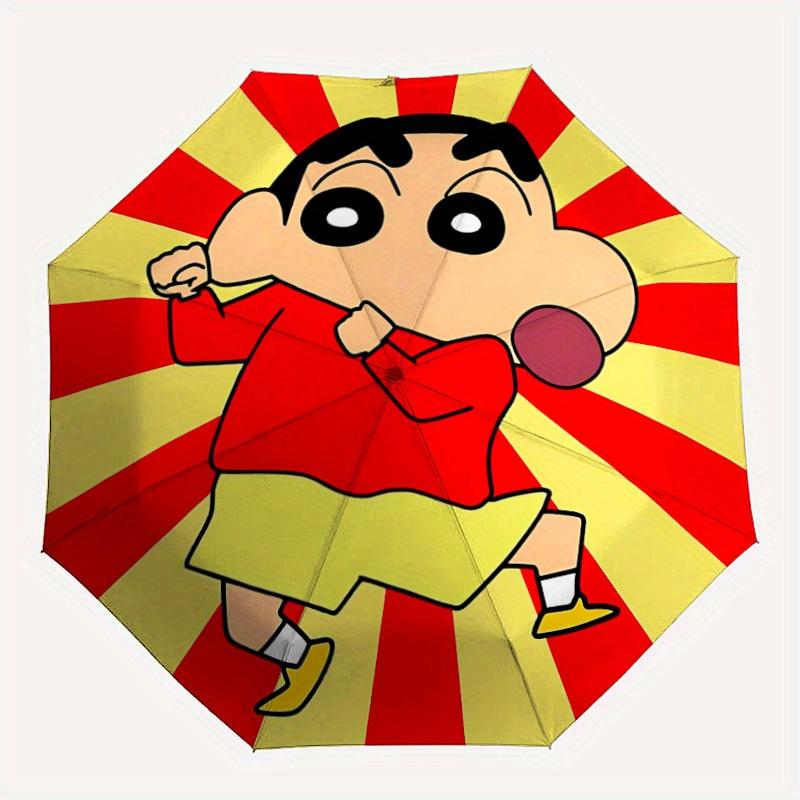 

1pc Crayon Shin-chan Automatic Opening/closing Umbrella, Foldable Sunshade, Perfect Gift for Friends, Durable Handle yy250812083