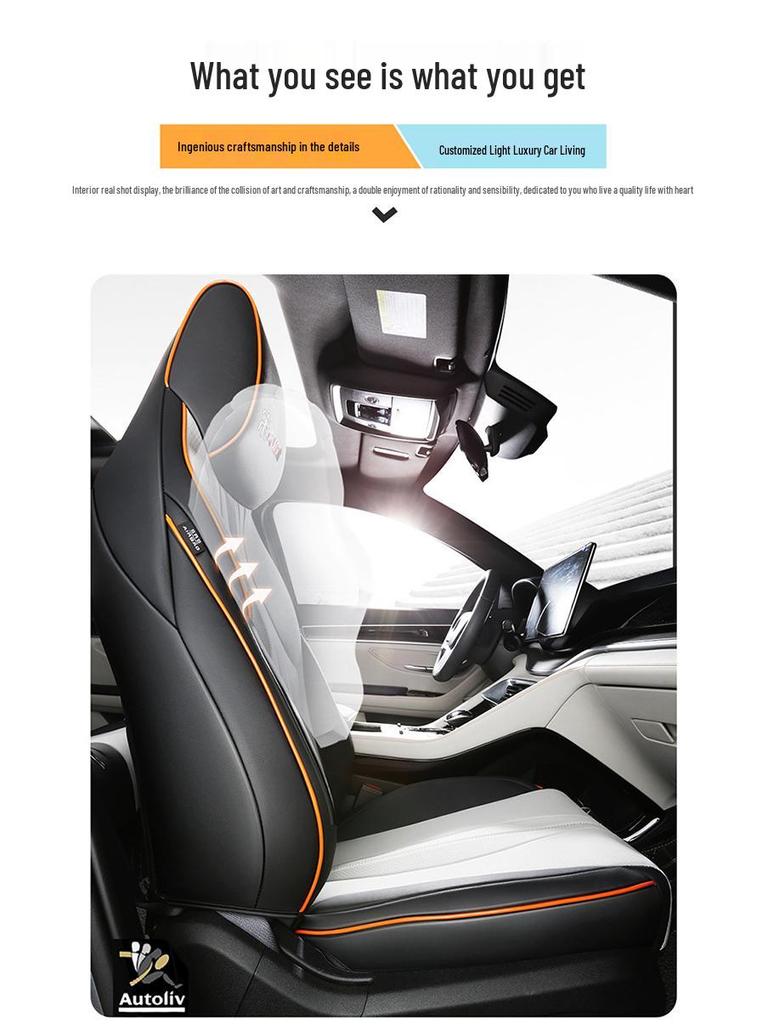 BYD Song PLUS All-Season Full Surround Seat Cushion Cover for 5-Seat Cars