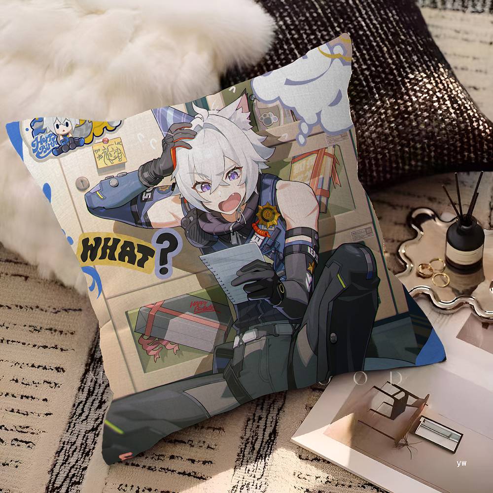 Popular Game Z-Zenless Z-Zone Z-Zero Pillowcases Home Bedding Decorative Pillow Cover Wedding Super Soft Pillow Case