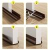 PVC Door Sweeps Seal Door Gaps Seal Door Soundproofing Strips 1 Roll for Enhances Acoustic Insulation In Homes & Offices