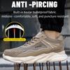Work Sneakers For Men Safety Shoes Anti-Smash Anti Puncture Indestructible Shoes Breathable Comfort Steel Toe Protection Shoes