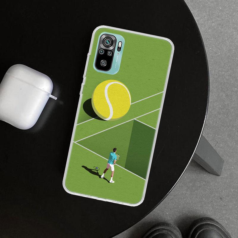 Tennis Sport Phone Case Cover for Xiaomi Redmi Note 15 14 13 12 11 Pro Plus 14S 12S 11S 11T 11E 10S 10 Customized Fundas Redmi N
