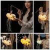 Handmade Plush Bunny Lamp Luminous Mid-Autumn Lantern Rabbit Lantern  Photoshoot Decor