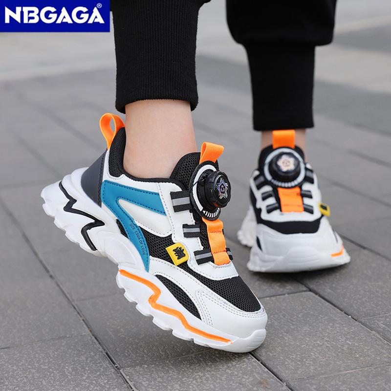 Kids Shoes Boys Running Sport Shoes Trainer Sneakers Big Children Breathable Mesh School Shoe Soft Sole Casual Walking Tenis