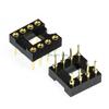 High Performances DIP8 IC Test Socket With Gold-Plated Round Hole 8pin Ic Socket For LM358, TL072 8pin Chip Components