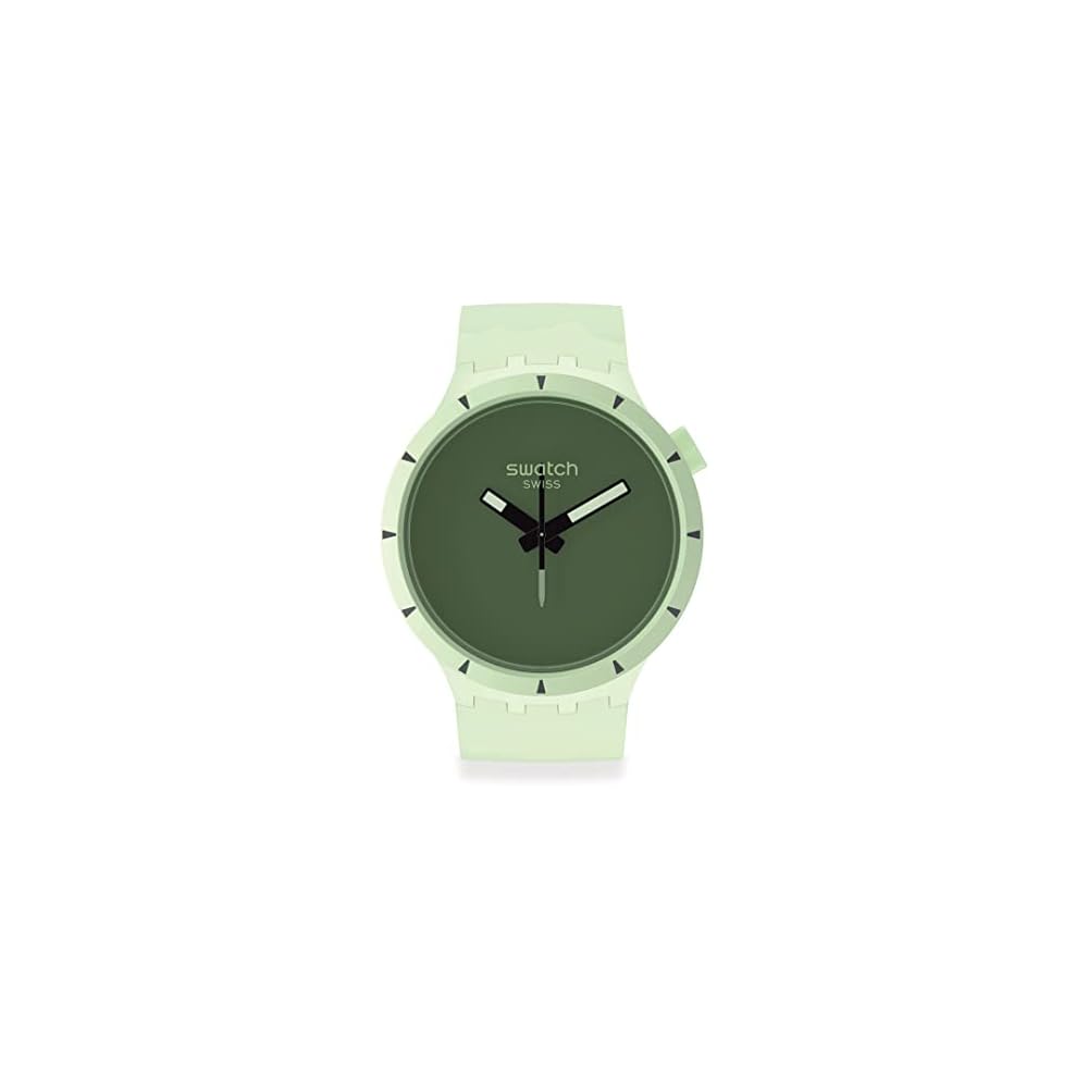 Swatch Big Bold Bioceramic Forest Watch SB03G100 Green Color Durable Design
