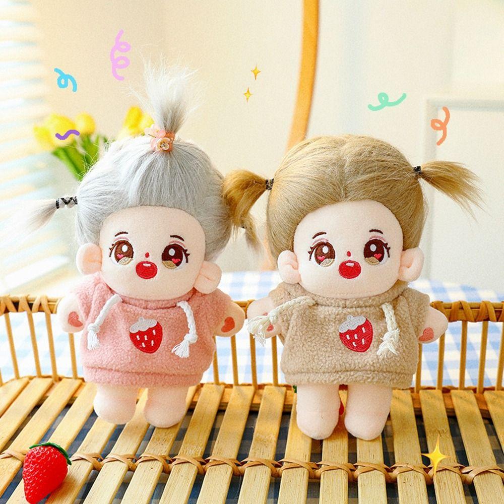 

5 цветов, толстовка для куклы, модные наряды для кукол, толстовки с капюшоном для кукол, 20 см, хлопковые куклы/1/12 куклы BJD