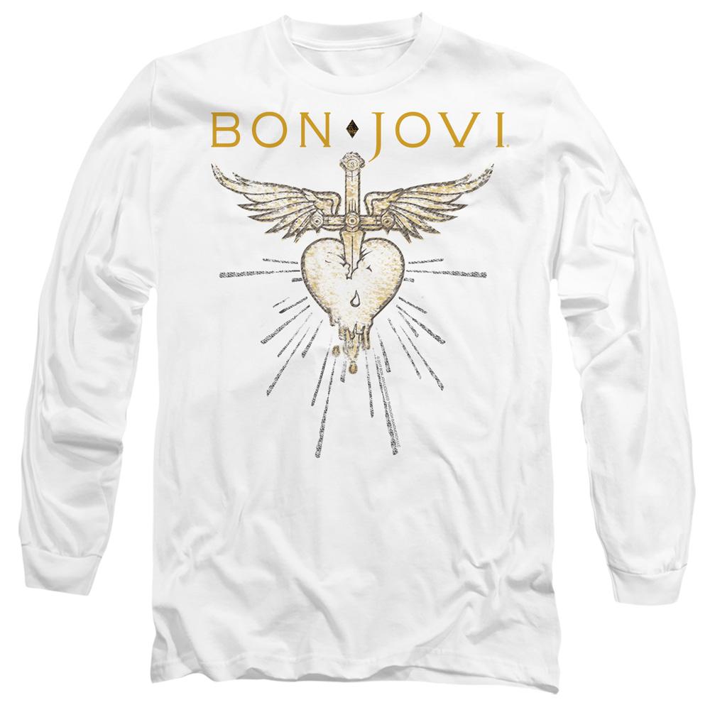 Bon Jovi Unisex Adult Greatest Hits Long-Sleeved T-Shirt