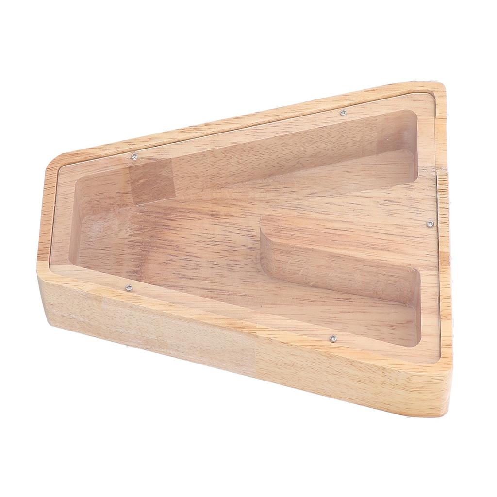 Wooden Letter Personalized Piggy Bank Transparent Safe Letter Money Bank for Children5A22