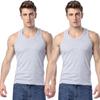 Men's Slim Fit Two-Stripe Quick-Dry Cotton Tank Top