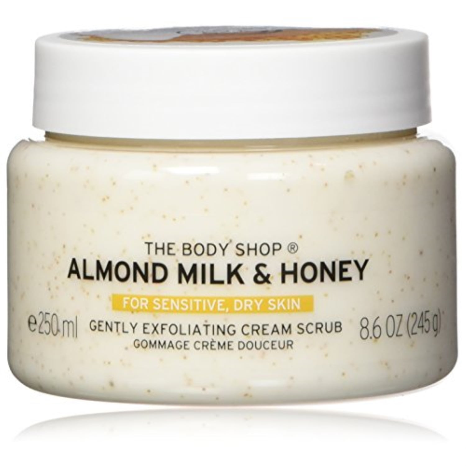 

the body shop миндальное молочко и мед скраб-эксфолиант для тела - 250 мл