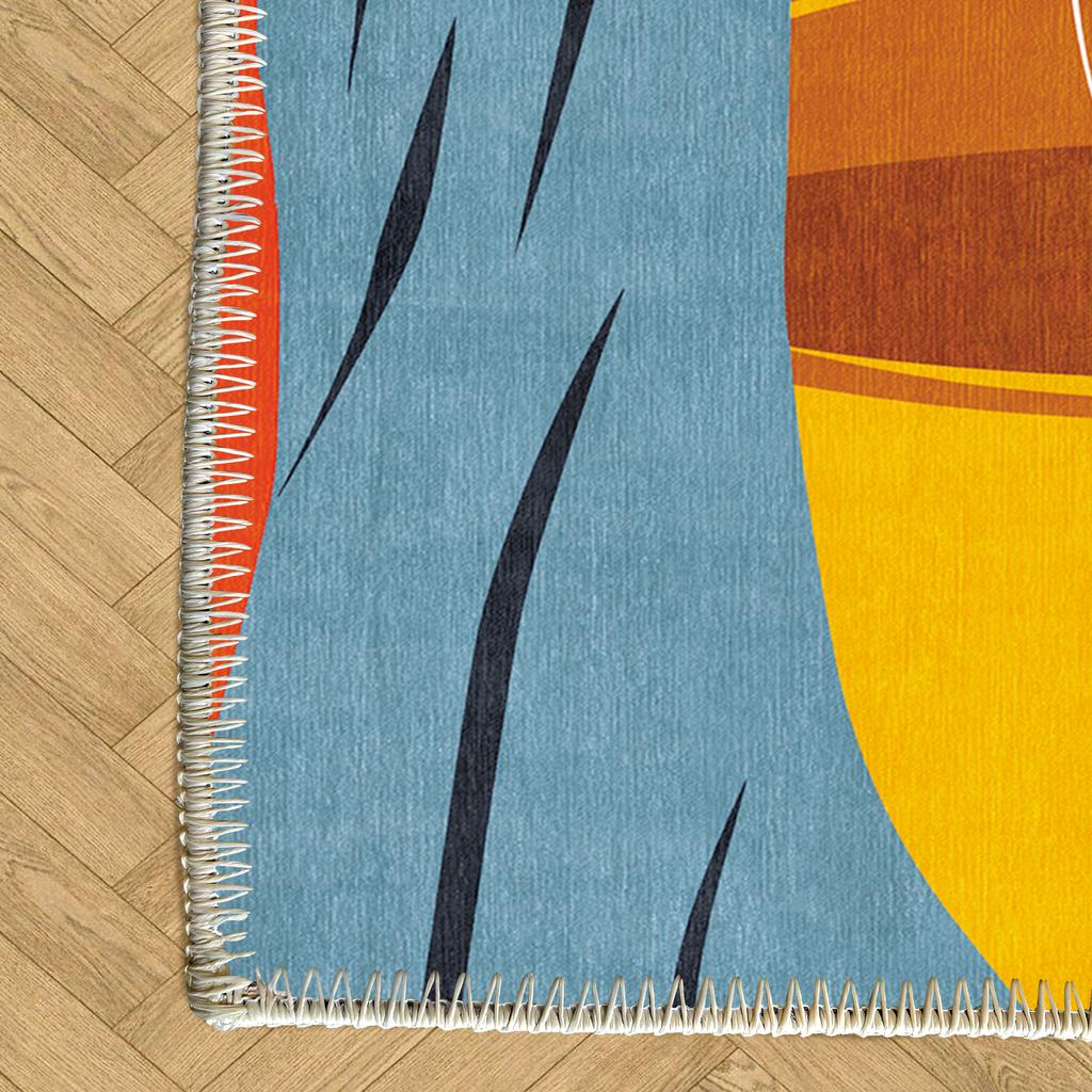 Decorative Area Rugs, Rugs For Living Room, Machine Washable Rug, Non Slip Rug