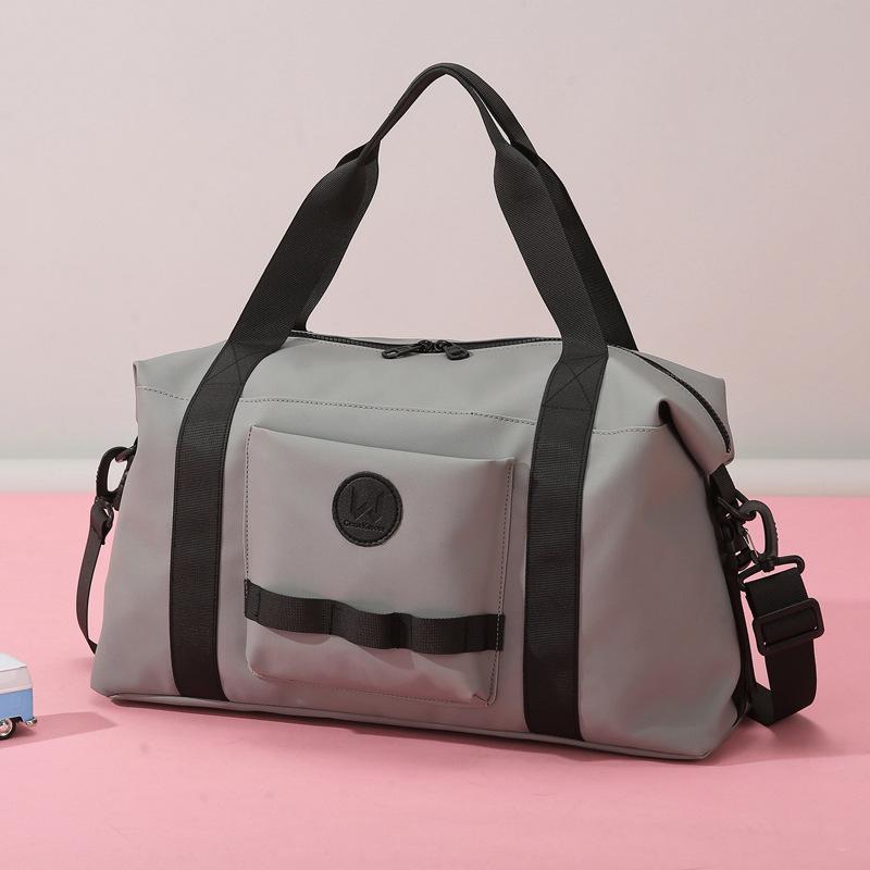 

Дорожная деловая сумка для хранения багажа, женская модная деловая сумочка, мужская наплечная сумка большой вместимости, легкая сумка для ручной клади серый