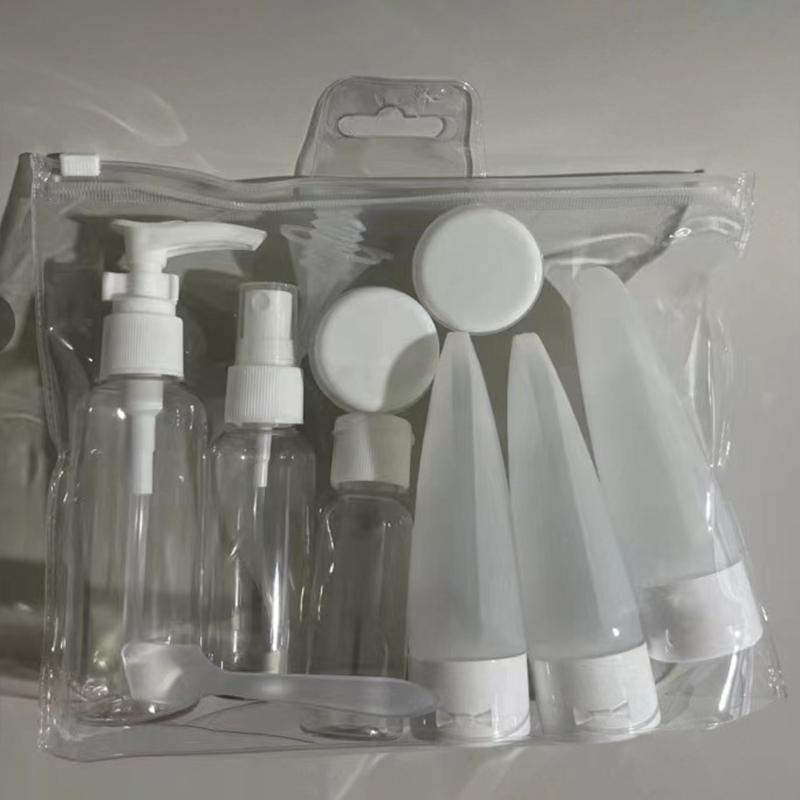Perfume Bottle Set Refillable Spray Lotion Shampoo Shower Tube Bottling Refill Cosmetic Travel Liquid Container Portable Tool