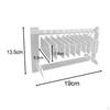 Display Rack with 10 Shelves Nail Hanger Shelf Tools Storage Holder Stand
