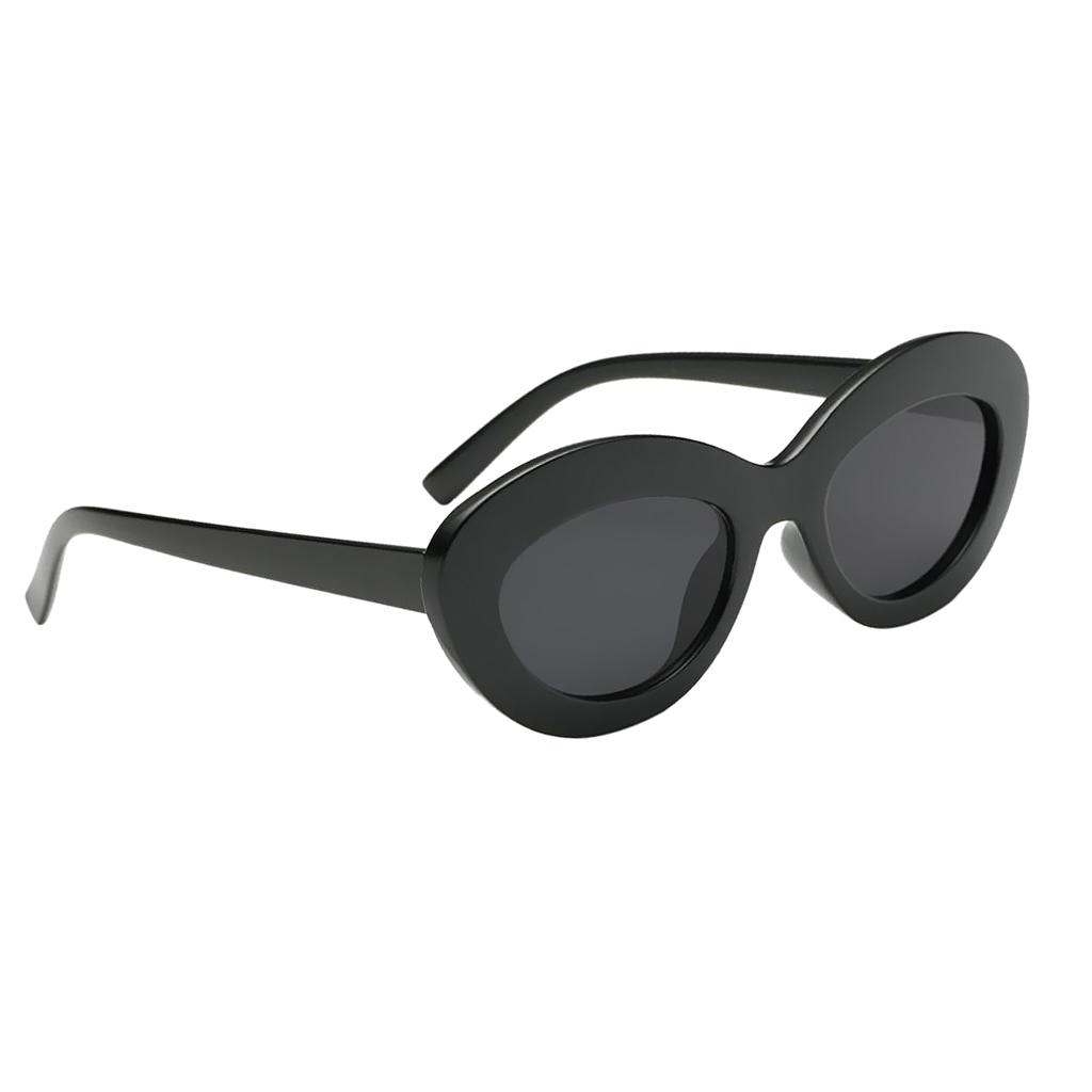 Vintage Unisex Oval Sunglasses Shades Plastic Glasses Eyewear - 03, As Described