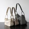Genuine Leather Pillow Shape Tote Bag Women Soft Full-Grain Cowhide Large Capacity Crossbody Shoulder With Magnet
