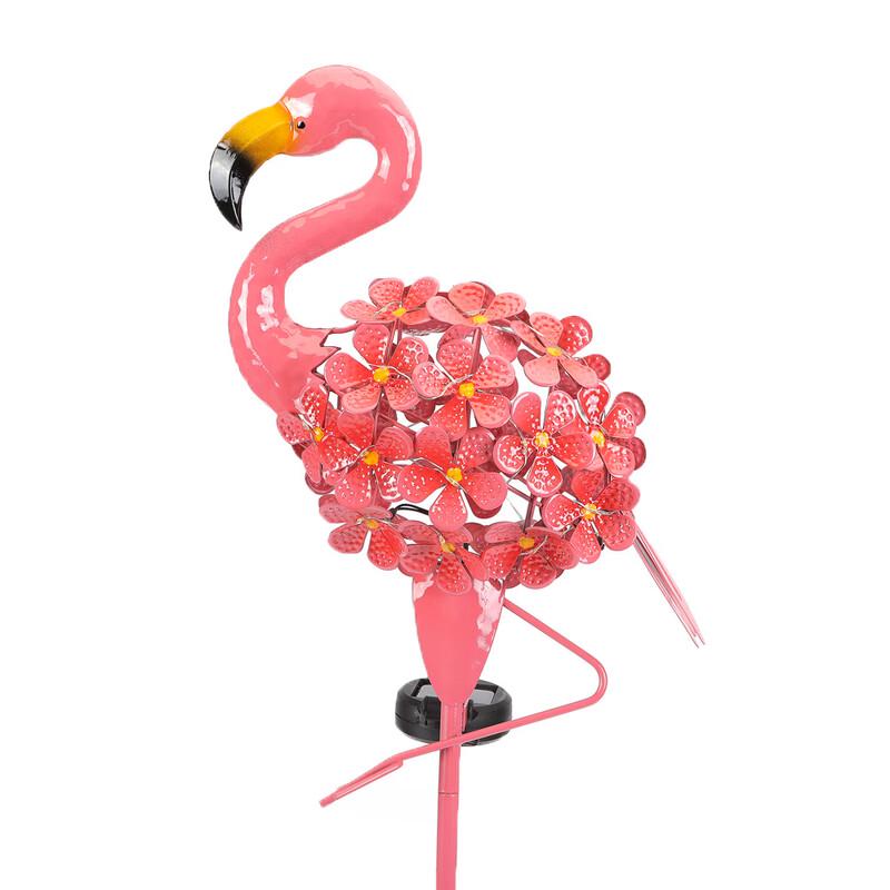 Solar Flamingo Garden Stake Light