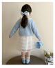 Girls' Spring & Autumn Cardigan Princess Dress Set 2025 - Sweet Two-Piece Outfit for Kids