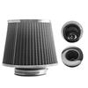 Universeller modifizierter Hochstrom-Luftfilter für Autos, Pilzkopf-Luftfilter 76mm, Universeller Pilzkopf-Luftfilter