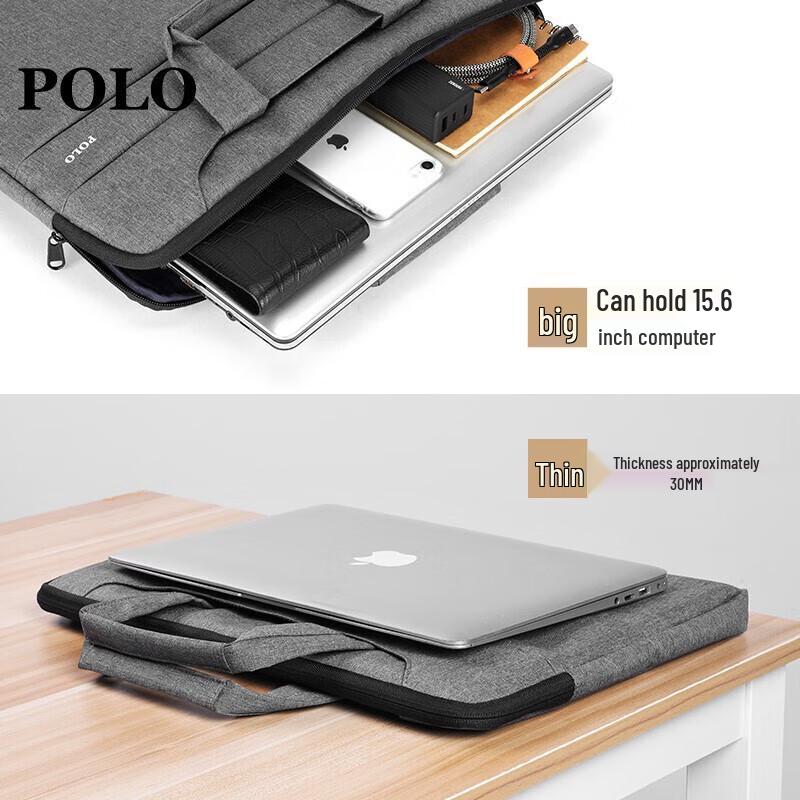 POLO Men's Business Laptop Briefcase