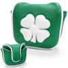 Leaf Pattern Golf Iron Club Head Cover Protection Sleeve Golf Rod Head Cases Waterproofs PU Golf Club Head Cover