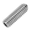 Steel Spring Ball Plunger Hex Bolt Socket Fixing Screws Positioning Bead (M6*12, 20pcs)