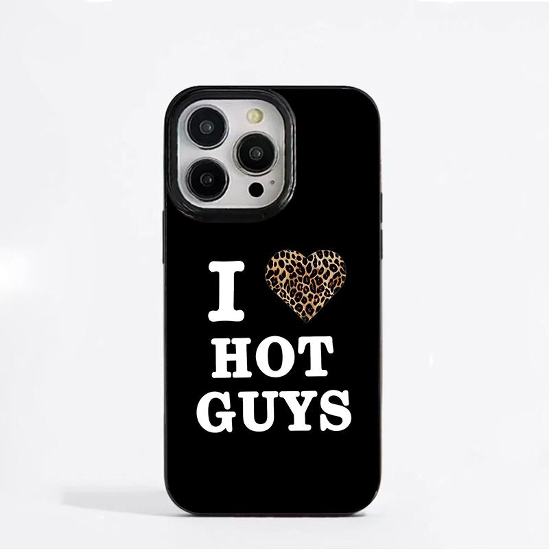 

Fashion Creative I Love Hot Guys Phone Case for IPhone 17 16 15 14 13 12 11 Pro Max 16 Plus 17 Air Personalized Protective Cover iPhone 13