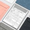 Faux Leather Hardboard with Magnetic Page Clip A4 Letter Size File Clipboard with Pen Holder Document Organizer Writing Pad