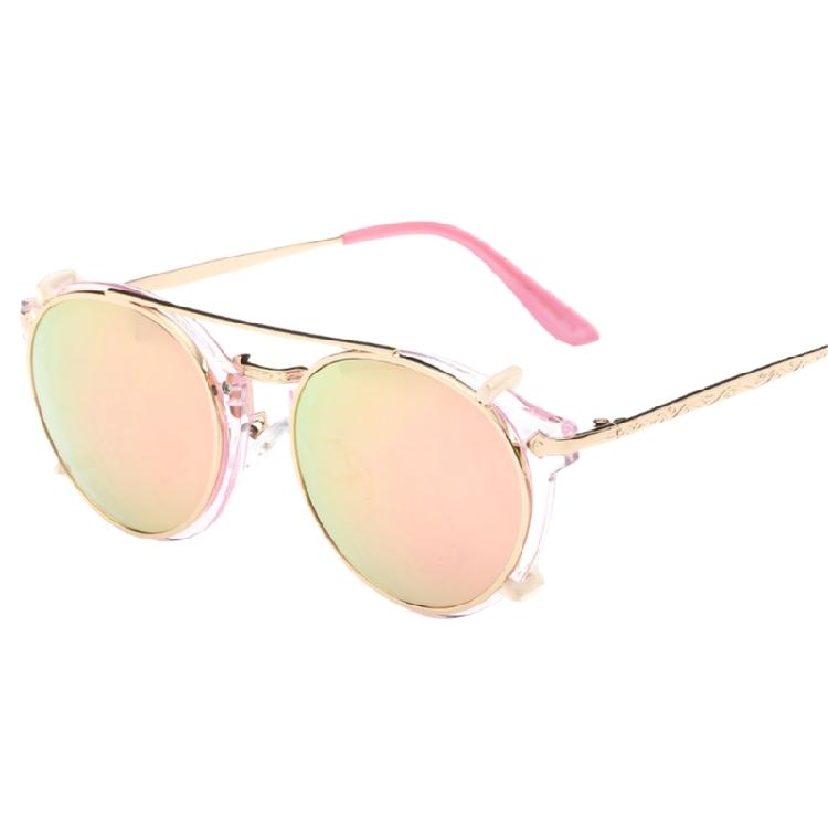 Fashion Round Frame Sunglasses Eyeglasses For Men Women With UV400 Shielding And Outdoor Motorcycling Driving Eyewear
