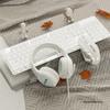 Pioneer Silent Mechanical-Feel Keyboard and Mouse Set for Girls - Wired for Office and Gaming