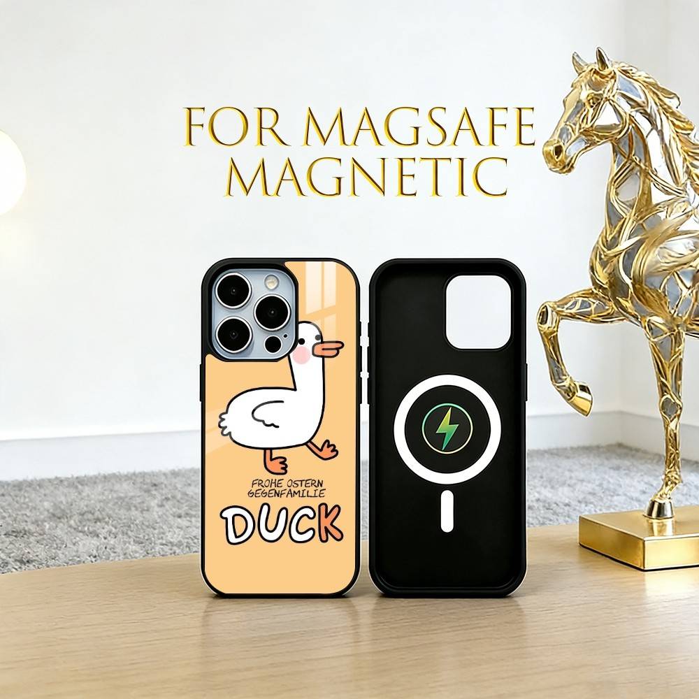 Chong Ya! Phone Case For iPhone17,16,15,14,13,12,11 Plus,Pro Magnetic For Magsafe Wireless Charging